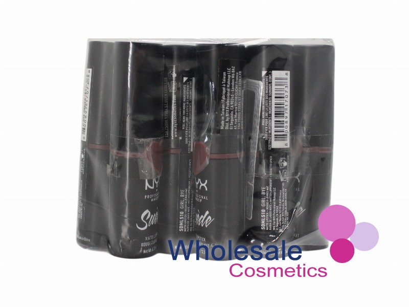 10 x NYX Professional Makeup Suede Matte Lipstick - 10 GIRL BYE